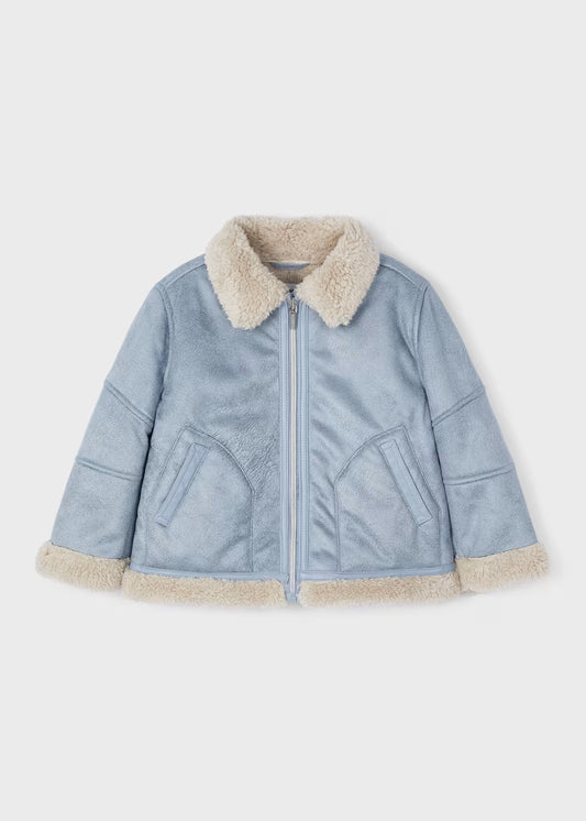 Mayoral - Girl Double-Faced Jacket - Sky Blue