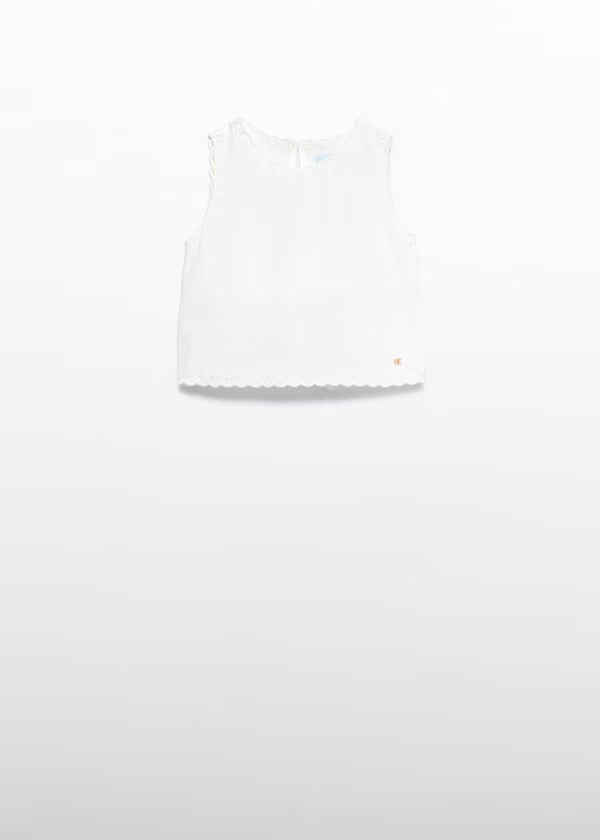 Abel & Lula - Girl Embroidered Top