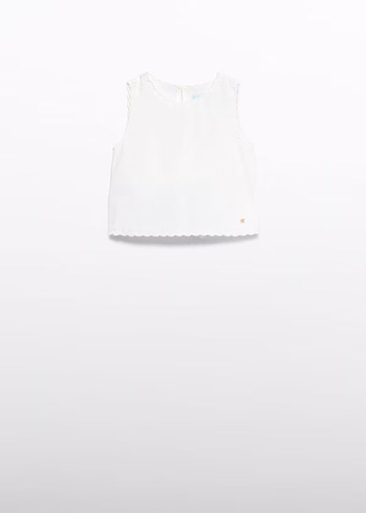 Abel & Lula - Girl Embroidered Top
