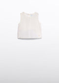 Abel & Lula - Girl Embroidered Top Beige