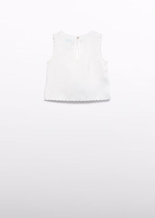 Abel & Lula - Girl Embroidered Top