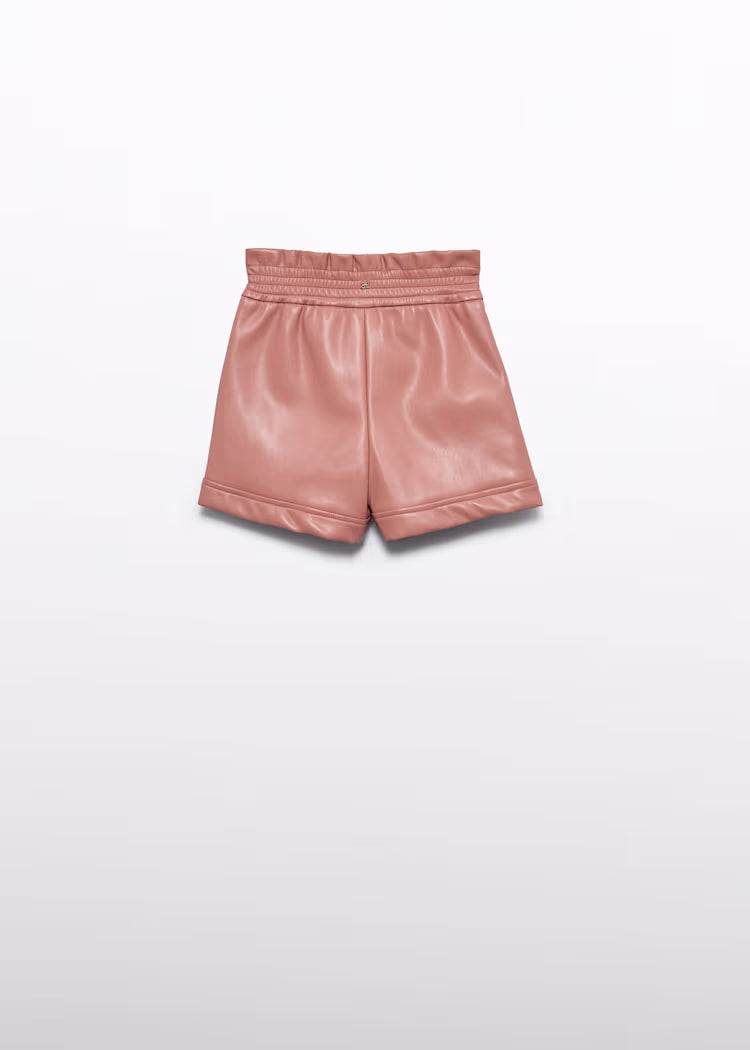Abel & Lula - Girl Leather Shorts Pink