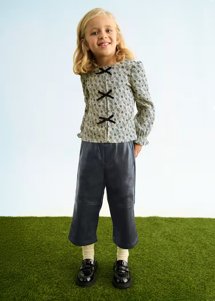 Abel & Lula - Girl Faux Leather Culotte Pants