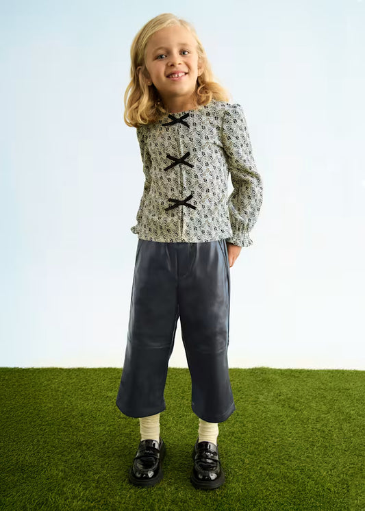 Abel & Lula - Girl Faux Leather Culotte Pants