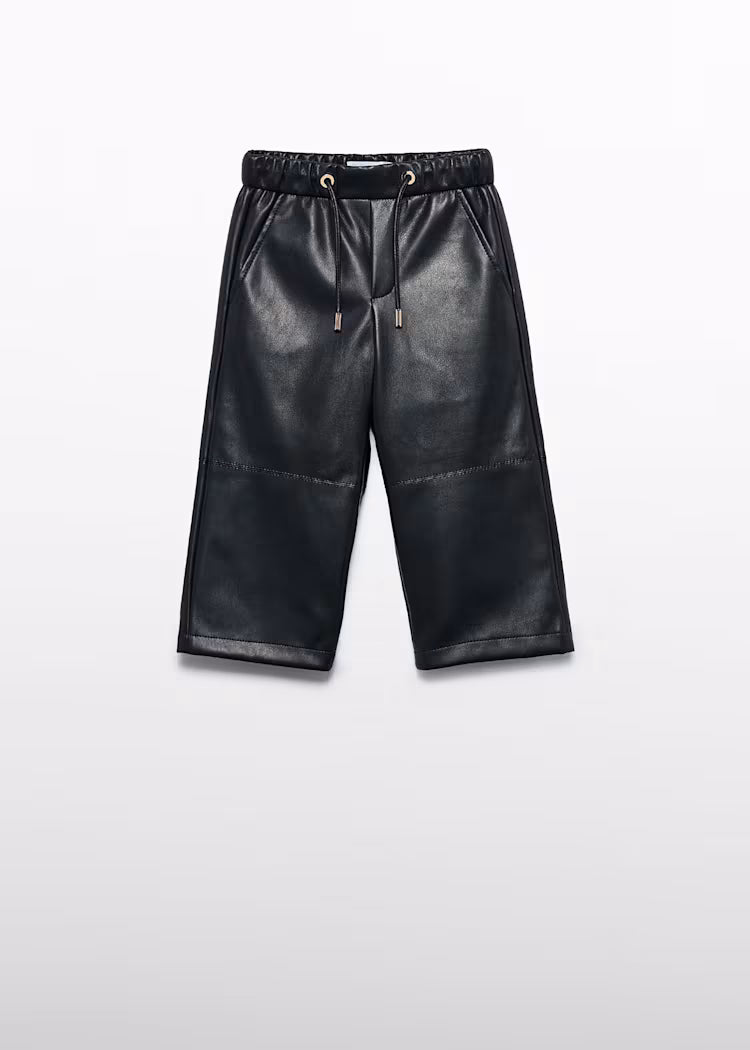 Abel & Lula - Girl Faux Leather Culotte Pants