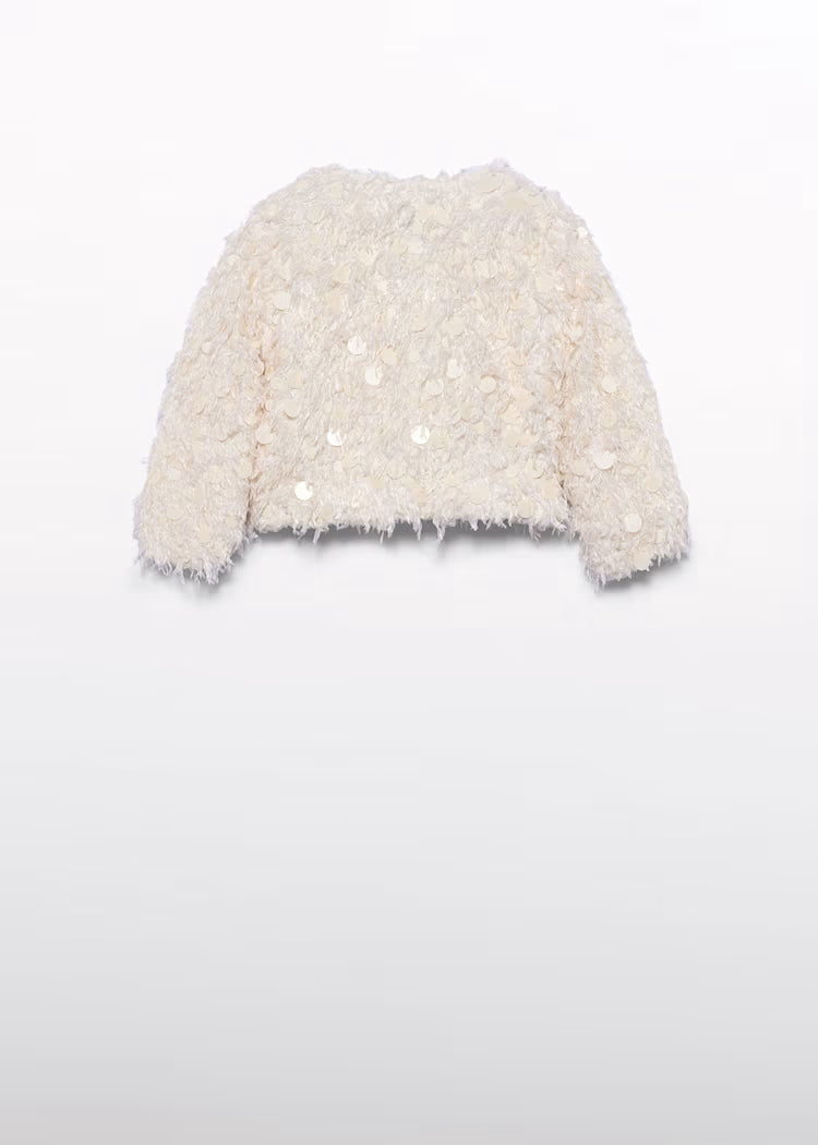 Abel & Lula - Girl Feather Bomber Jacket