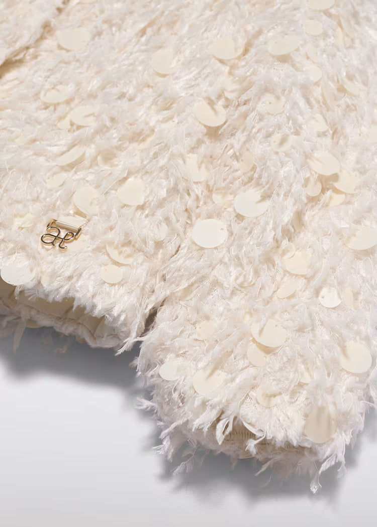 Abel & Lula - Girl Feather Bomber Jacket