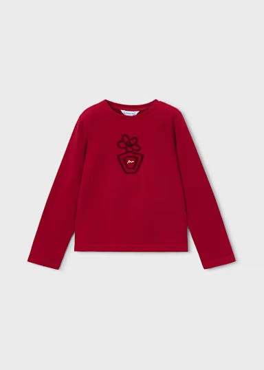 Mayoral - Girl Flower Graphic T-Shirt