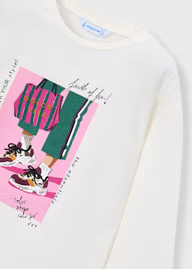 Mayoral - Girl Graphic T-Shirt
