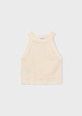 Mayoral - Girl Halter Top Beige