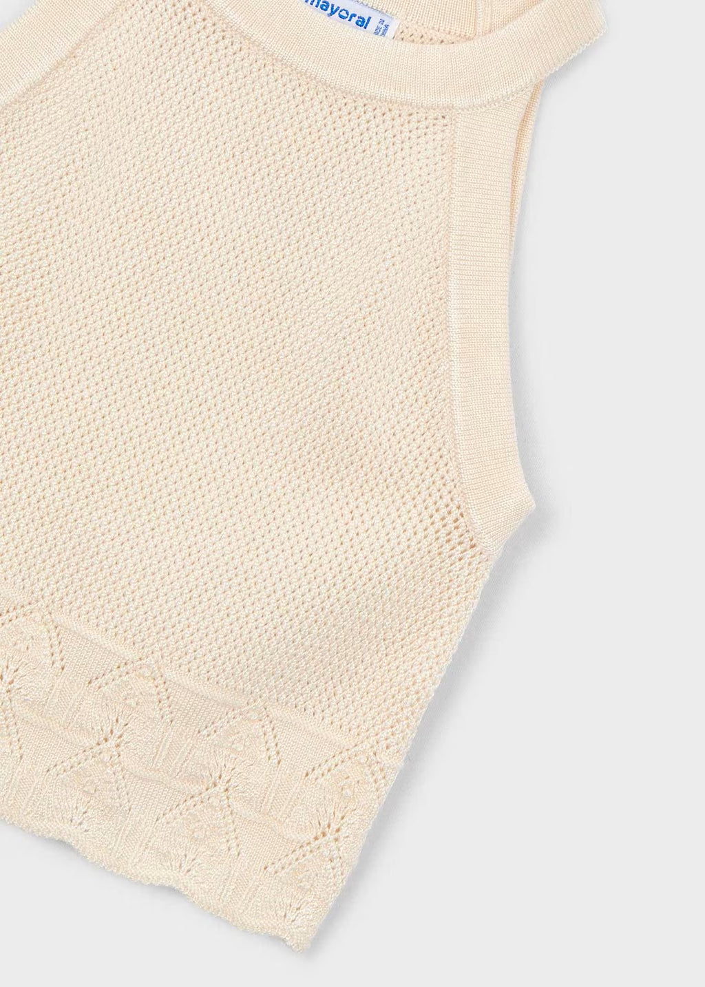 Mayoral - Girl Halter Top Beige