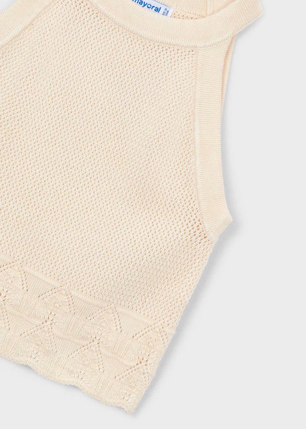 Mayoral - Girl Halter Top Beige