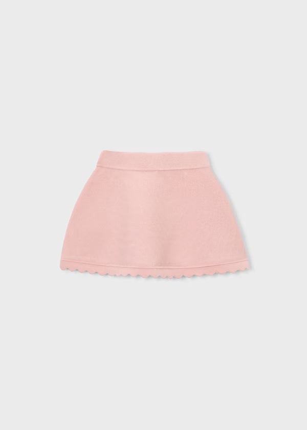 Mayoral - Girl Pink Knit Jacket Skirt Set
