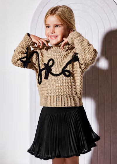Abel & Lula - Girl Knit Skirt Set