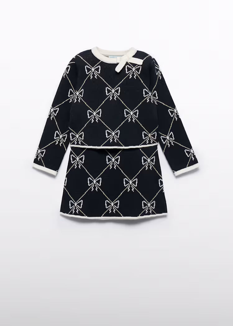 Abel & Lula - Girl Knit Skirt Set