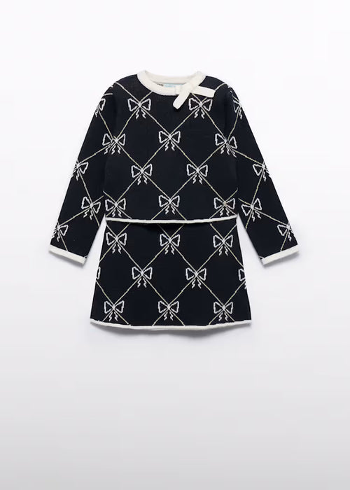 Abel & Lula - Girl Knit Skirt Set