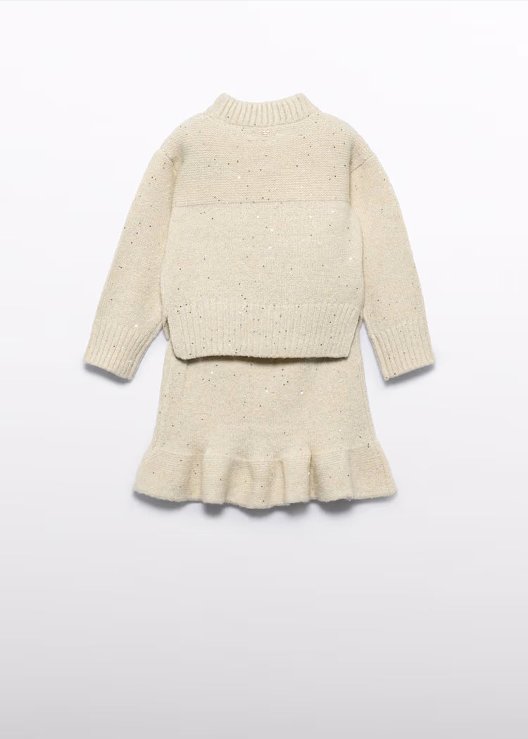 Abel & Lula - Girl Knit Skirt Set