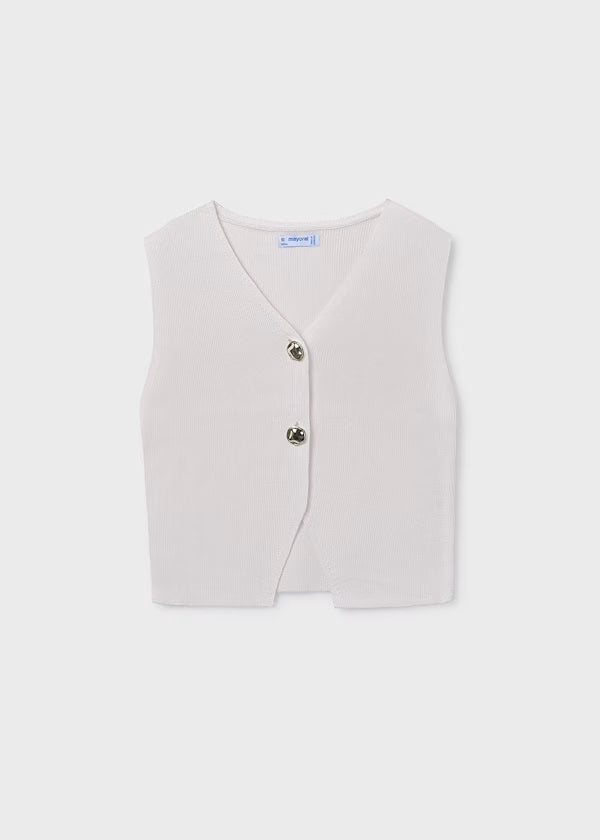 Mayoral - Girl Knit Top White