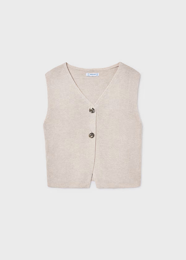 Mayoral - Girl Knit Top Beige