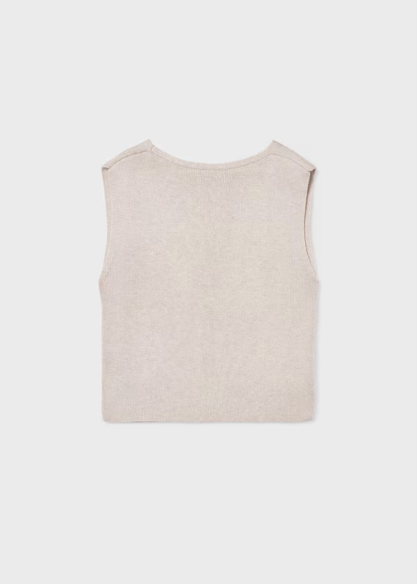 Mayoral - Girl Knit Top Beige