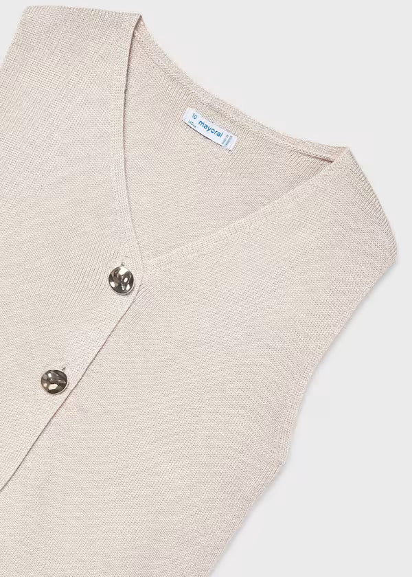 Mayoral - Girl Knit Top Beige