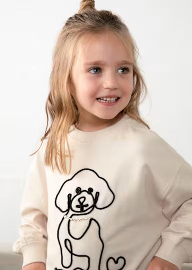 Mayoral - Girl Leggings and Dog Sweatshirt Set