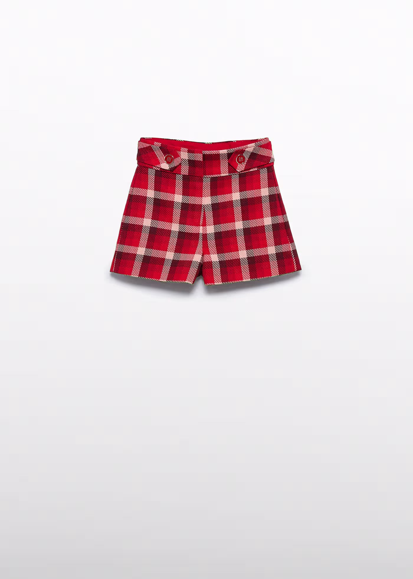 Abel & Lula - Girl Plaid Bermuda Shorts