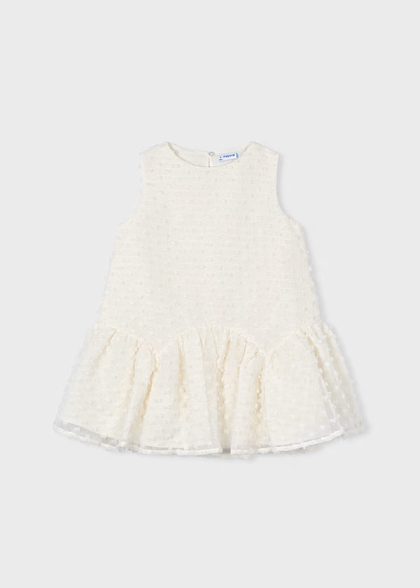 Mayoral 3911 White Dress 4y