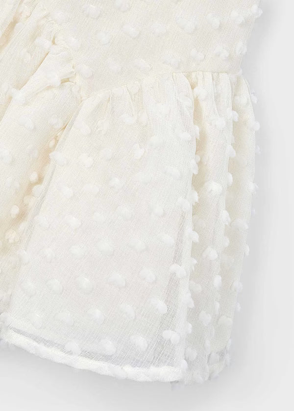 Mayoral 3911 White Dress 4y