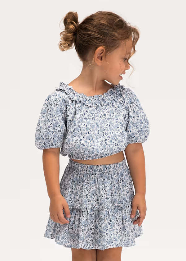Mayoral - Girl Flower Printed Set