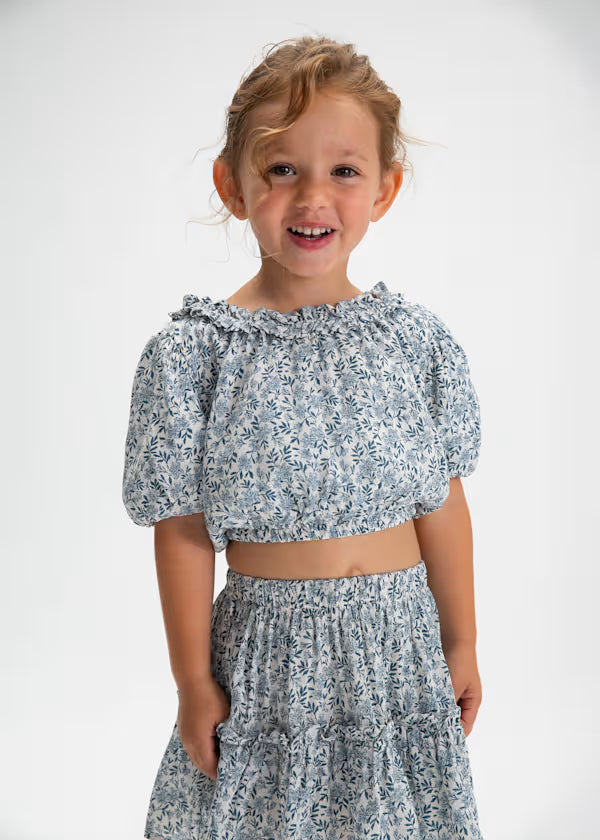 Mayoral - Girl Flower Printed Set