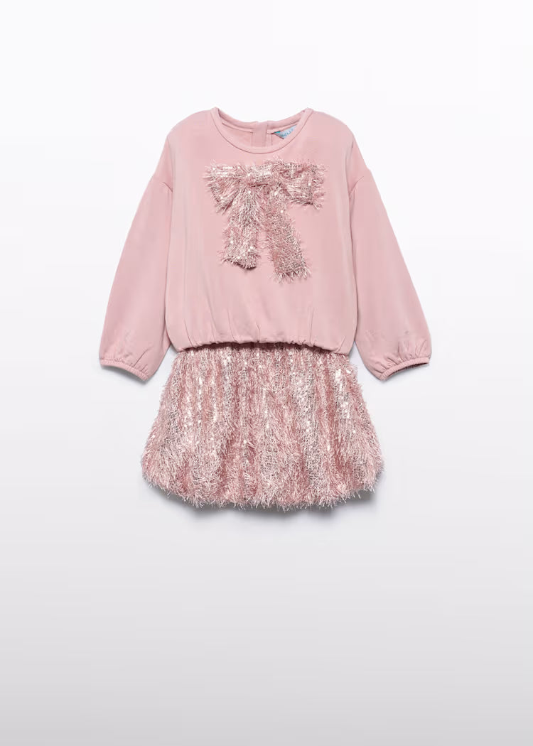 Abel & Lula - Girl Sequin Fringe Skirt Set