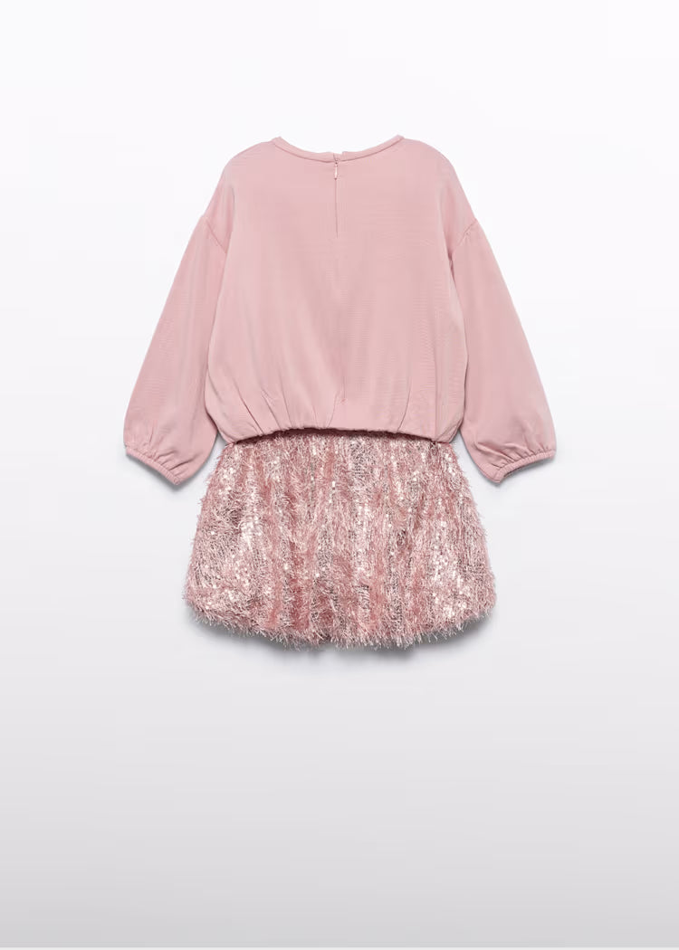 Abel & Lula - Girl Sequin Fringe Skirt Set