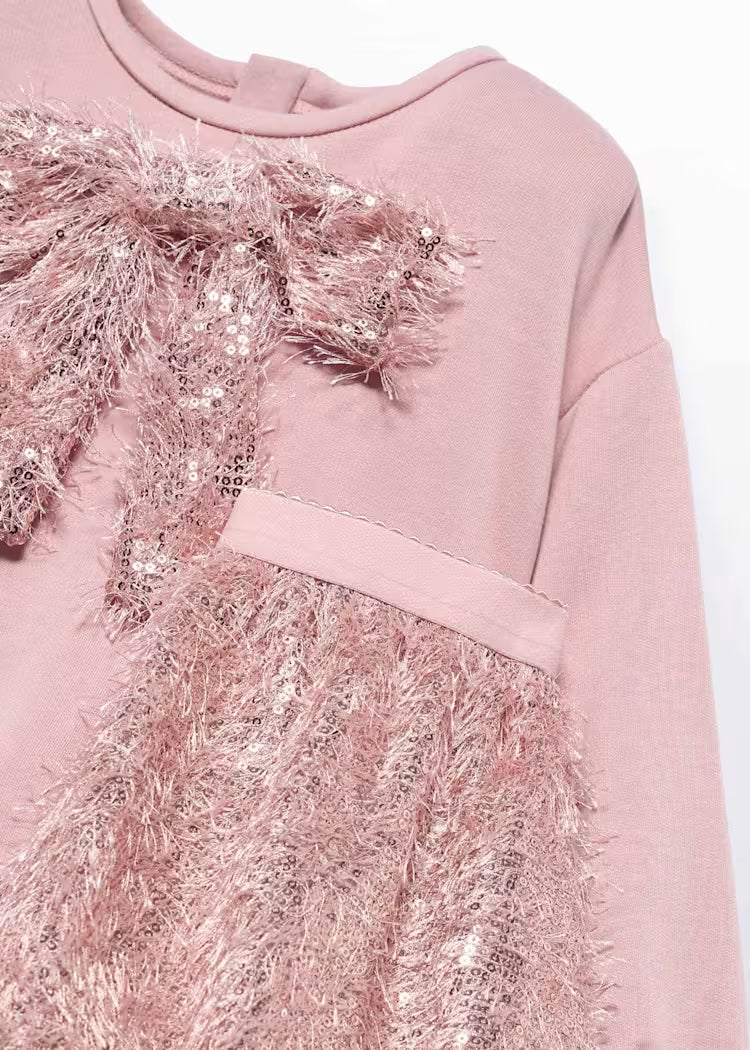 Abel & Lula - Girl Sequin Fringe Skirt Set