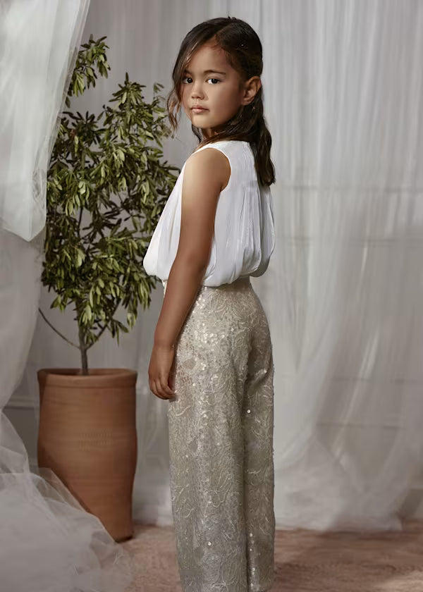 Abel & Lula - Girl Sequin Pants and Top Set