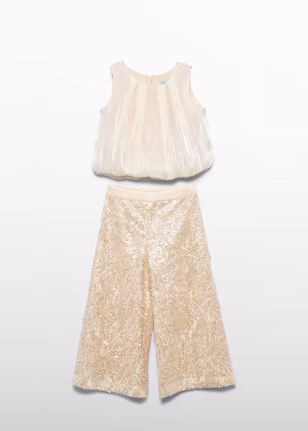 Abel & Lula - Girl Sequin Pants and Top Set