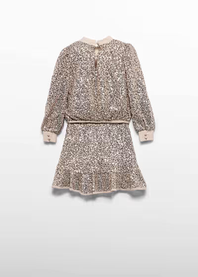 Abel & Lula - Girl Sequin Skirt Set Gold