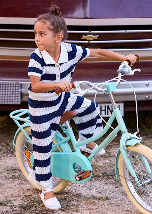 Mayoral - Girl Striped Crochet Set