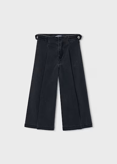 Mayoral - Girl Wide Legged Grey Jeans