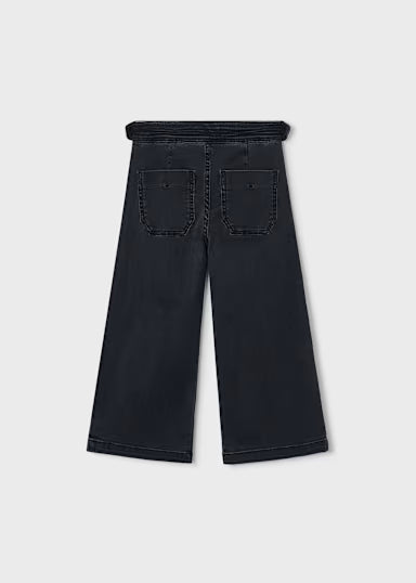 Mayoral - Girl Wide Legged Grey Jeans