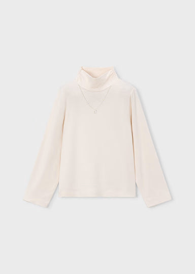 Mayoral - Girls Mock Neck Sweater