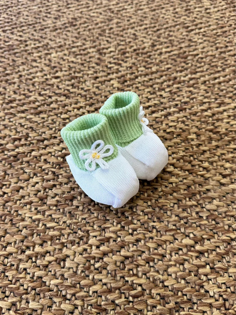 Bimbalo Daisy Bloom Knitted Booties