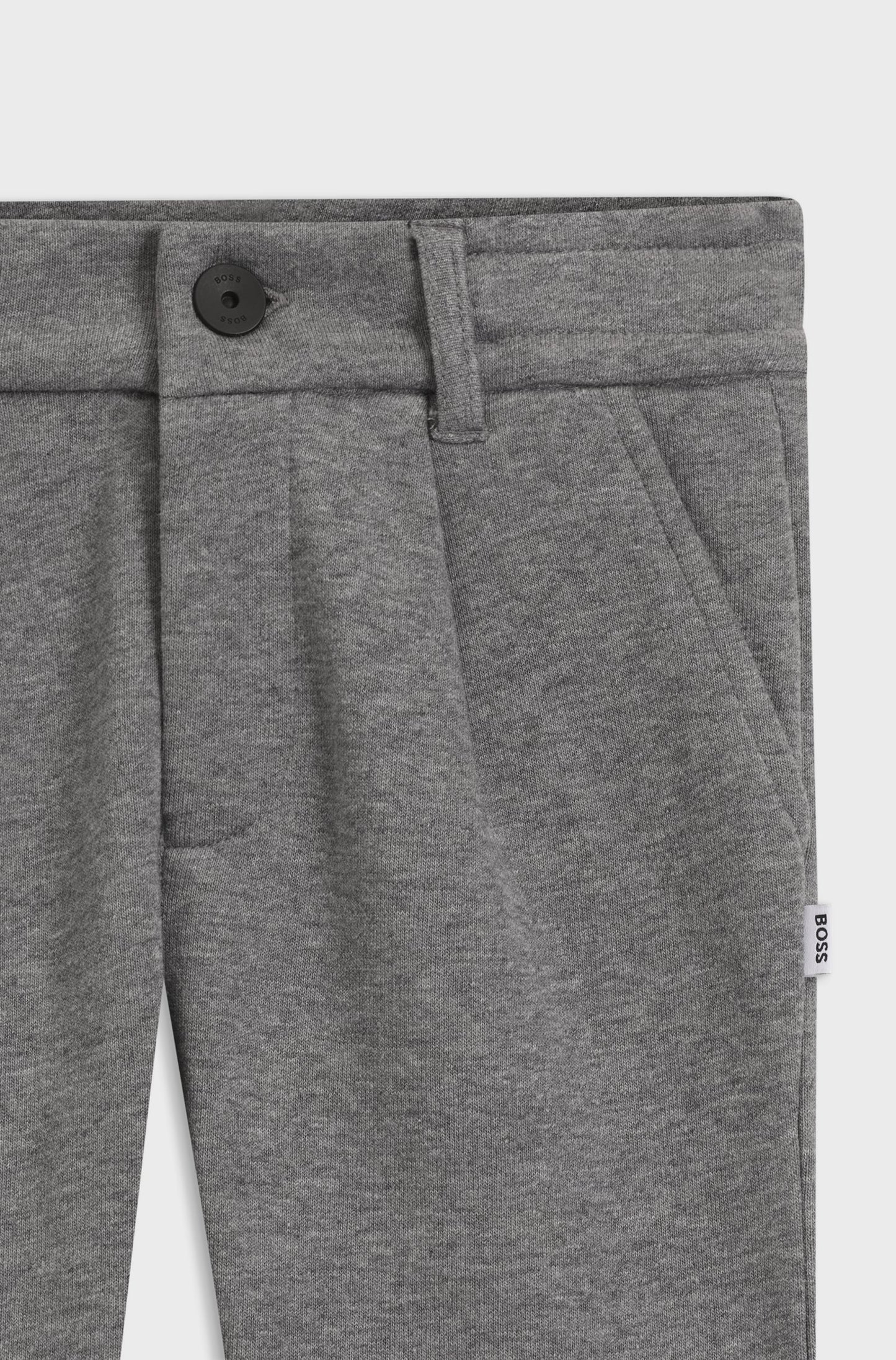 NEW!! BOSS Kids Cotton-Blend Tracksuit Bottoms