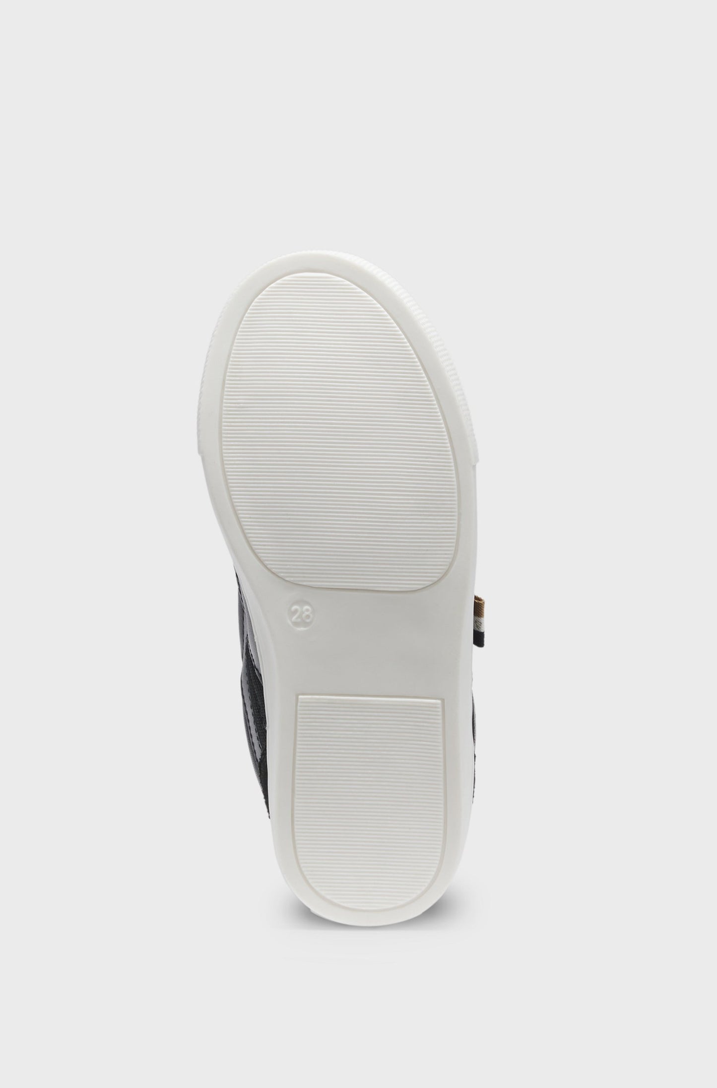 NEW!! BOSS Boys Black Leather Low-Top Trainers