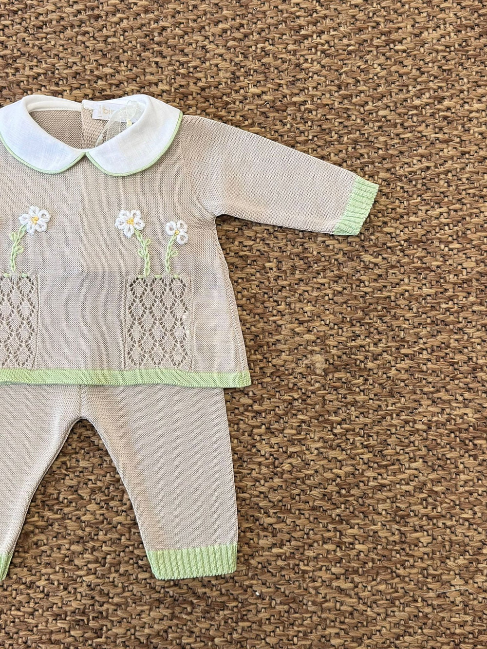 Bimbalò Daisy Garden Knit Baby Set