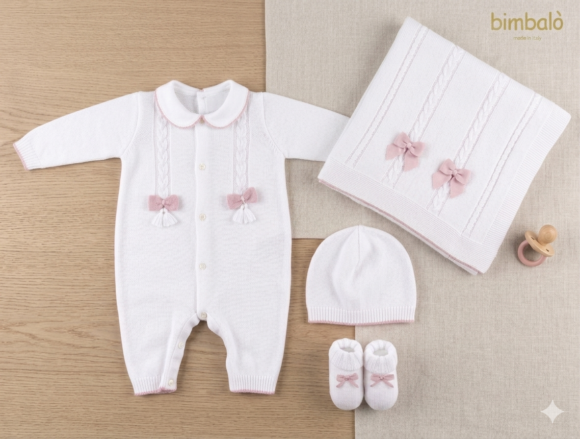 Bimbalo - Newborn Baby Girl 4-piece set