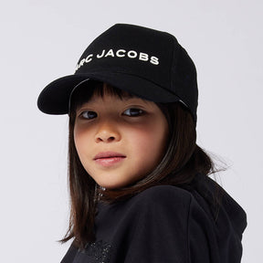 NEW!! MARC JACOBS Black Cotton Logo Cap