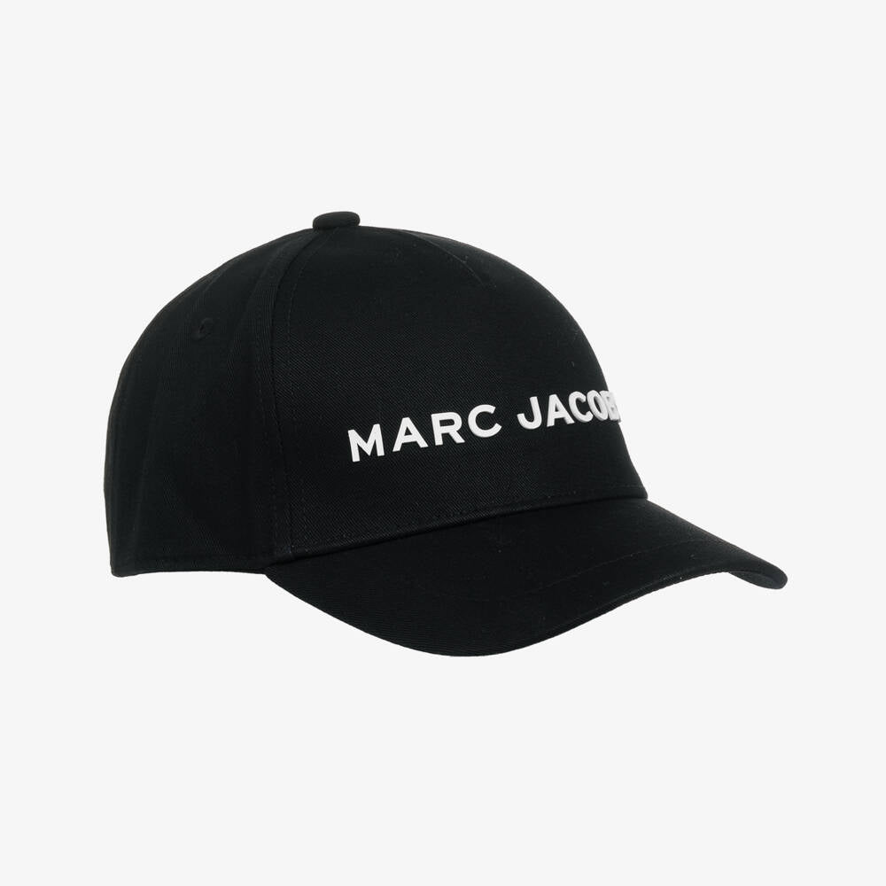 NEW!! MARC JACOBS Black Cotton Logo Cap