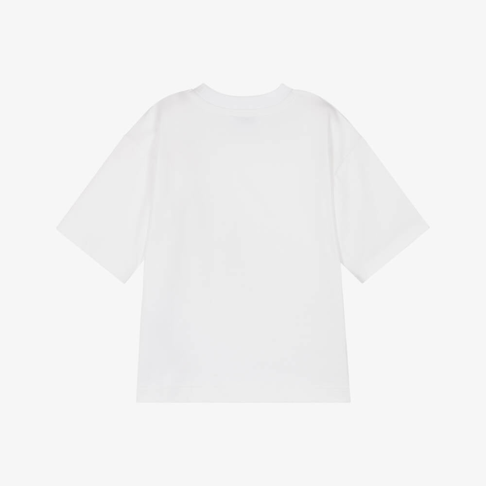 NEW!! MARC JACOBS Boys White Cotton Biker Belt Bag T-Shirt