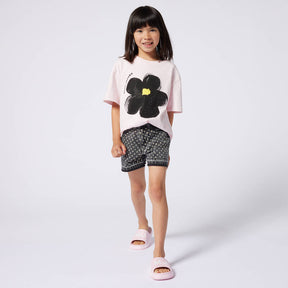 NEW!! MARC JACOBS Girls Black Denim Diamanté Shorts